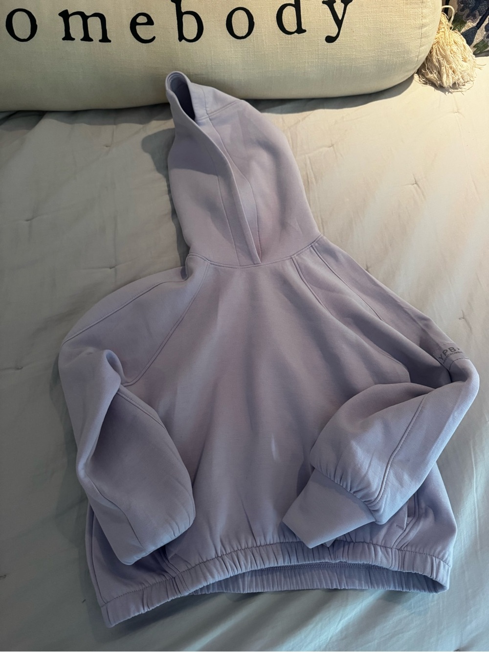 Girl's Lavender Hooded Pullover Sweatshirt - Cozy Casual